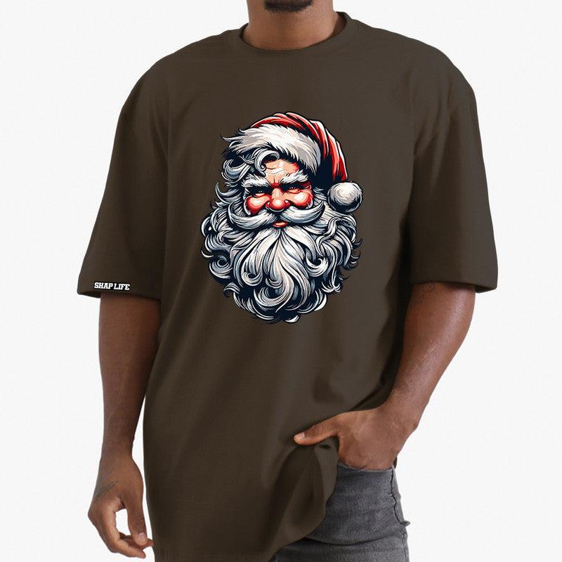 Camiseta Shap Life Oversized Papai Noel Barba Branca - 3477