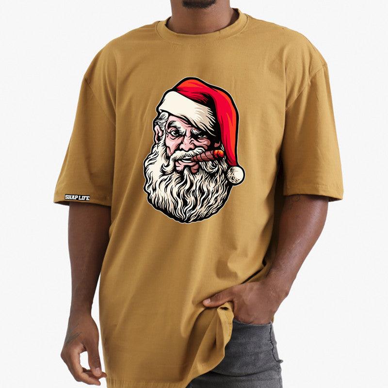Camiseta Shap Life Oversized Papai Noel Charuto - 3479