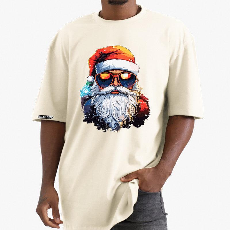 Camiseta Shap Life Oversized Papai Noel Hey Ho - 3478