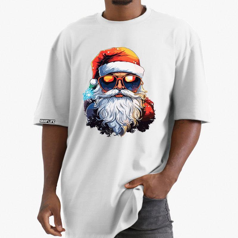 Camiseta Shap Life Oversized Papai Noel Hey Ho - 3478