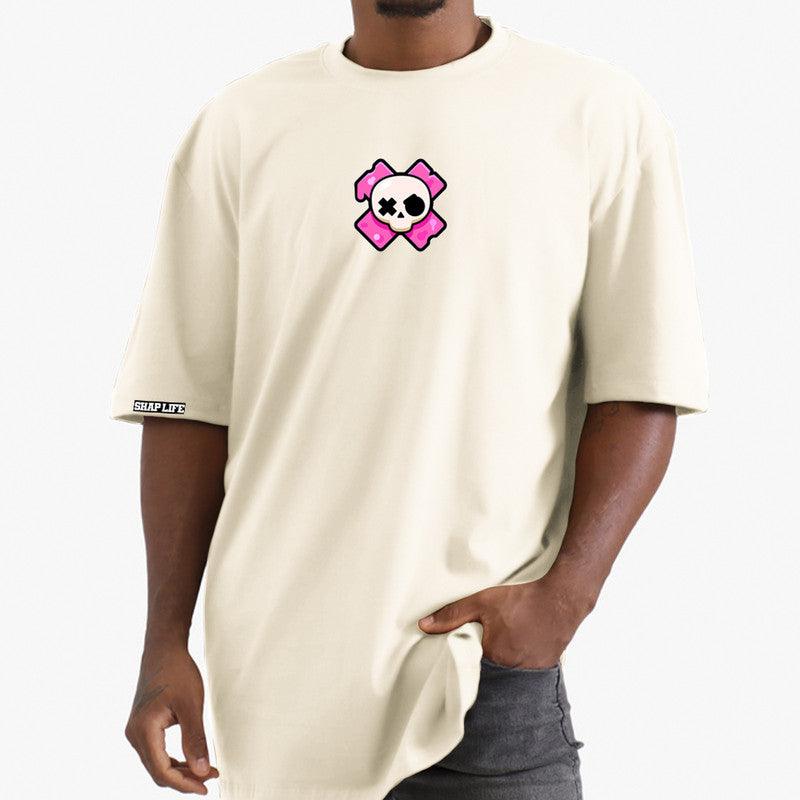 Camiseta Shap Life Oversized Skull Pink - 3490