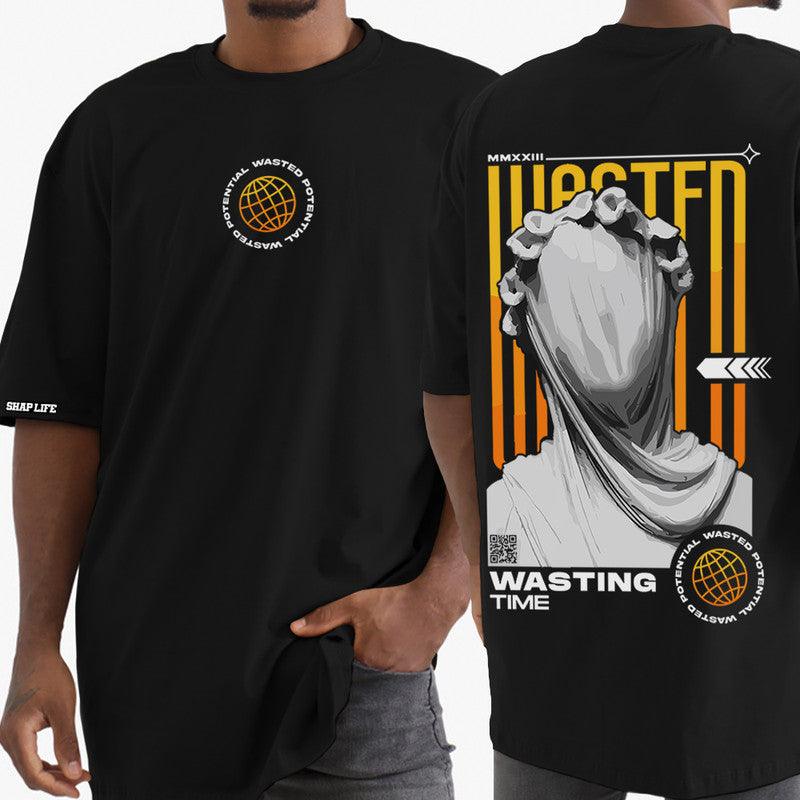 Camiseta Shap Life Oversized Wasting Time - 3424