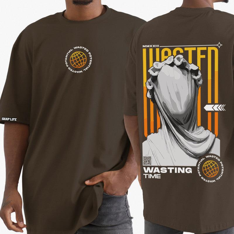 Camiseta Shap Life Oversized Wasting Time - 3424